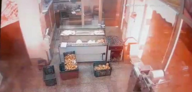 Lokantadaki patlama kamerada