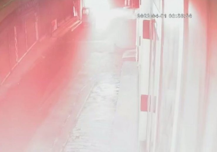 Lokantadaki patlama kamerada