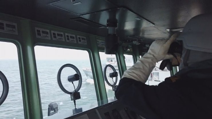 Mayınların imha edildikleri anların görüntüleri paylaşıldı