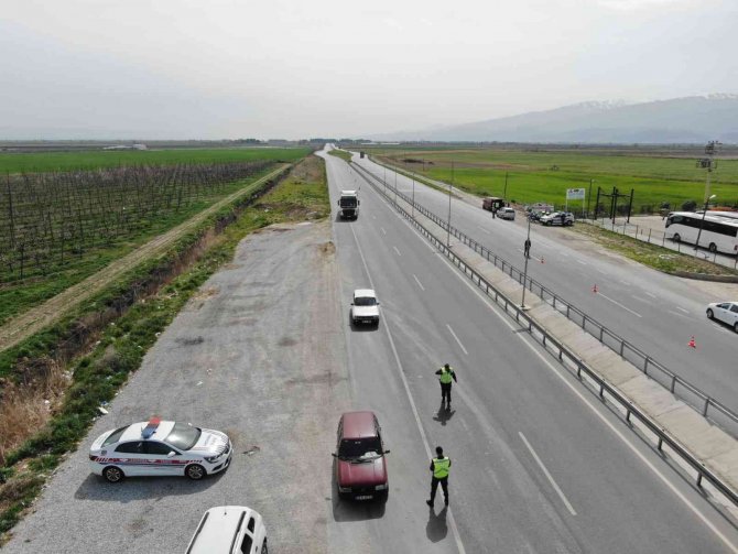 Jandarmadan dronlu denetim
