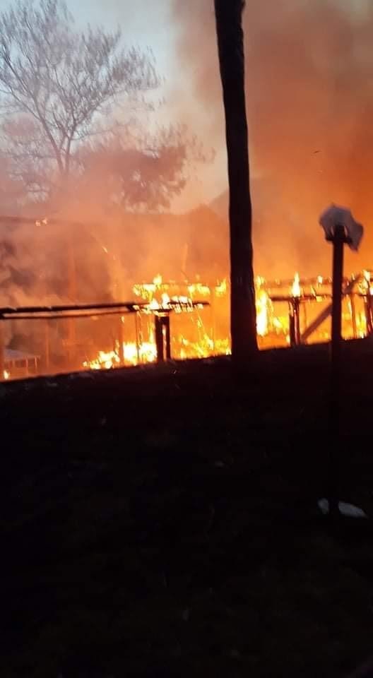 Pansiyon yangını korkuttu