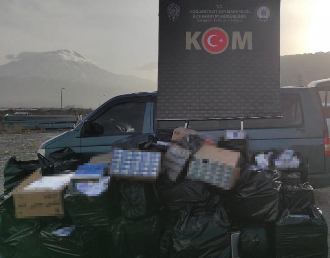 40 bin 530 paket kaçak sigara ele geçirildi