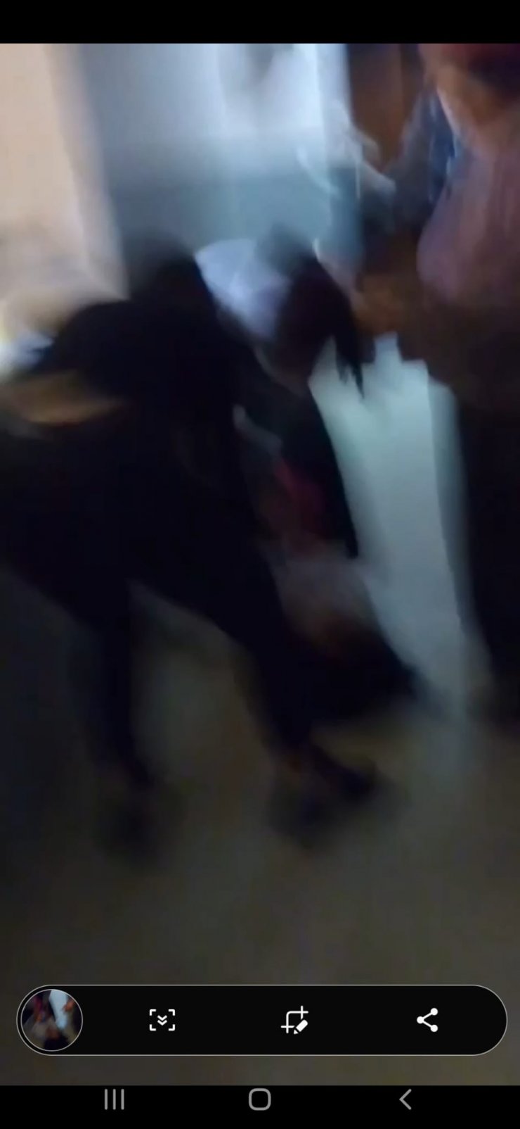 Babaannesinin evine ziyarete giden kızı darp edip sosyal medyada paylaştılar