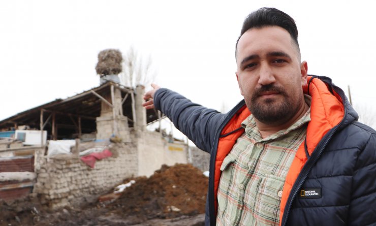 Bacadaki yuvanın yeri, leylekler göç edince değiştirilecek