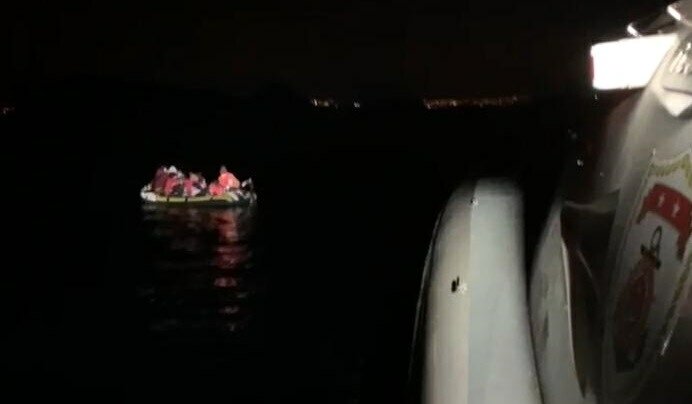 Bodrum'da 11 kaçak göçmen yakalandı, 18 kaçak göçmen kurtarıldı