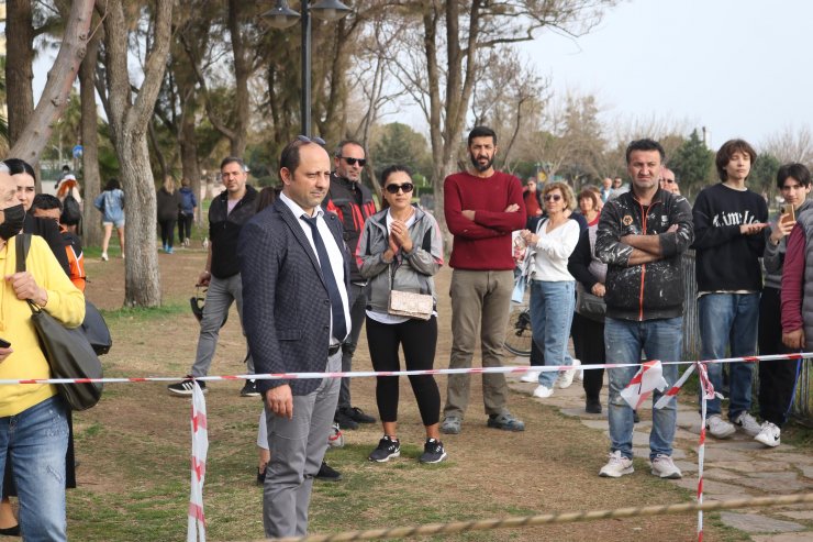 Falezlerden düşen genci itfaiye kurtardı