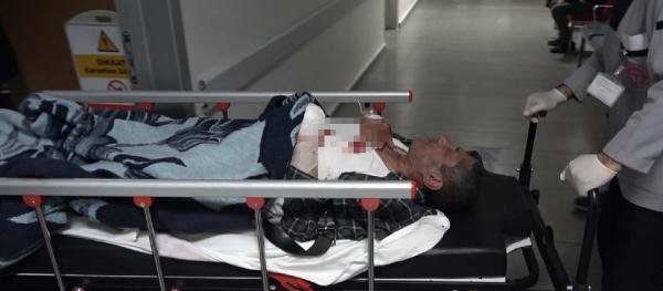 Kayınpederi ve kayınvalidesini vuran damat adliyeye sevk edildi, yakınları gazetecilere saldırdı