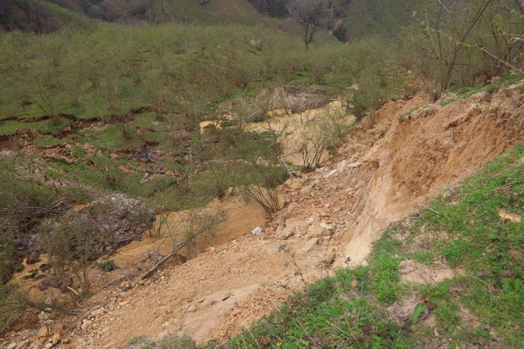 Ordu’da heyelanda 13 ev tahliye edildi