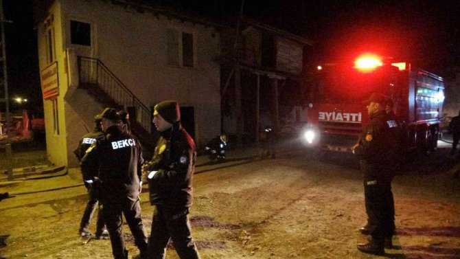 Tokat’ta kereste atölyesinde korkutan yangın