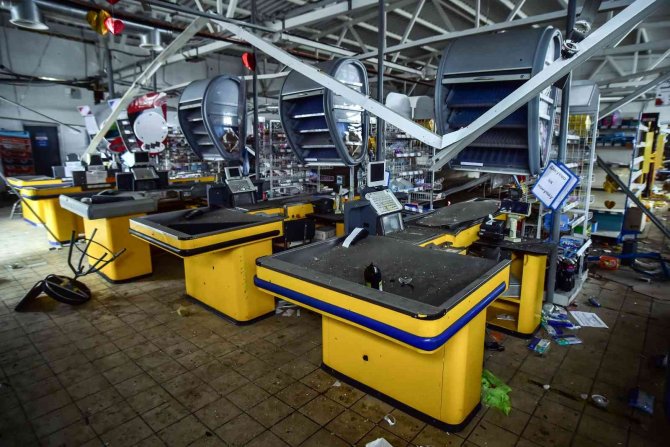 Ukrayna’nın Stoyanka kentinde acı manzara