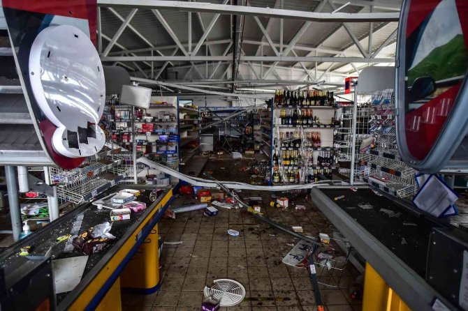 Ukrayna’nın Stoyanka kentinde acı manzara