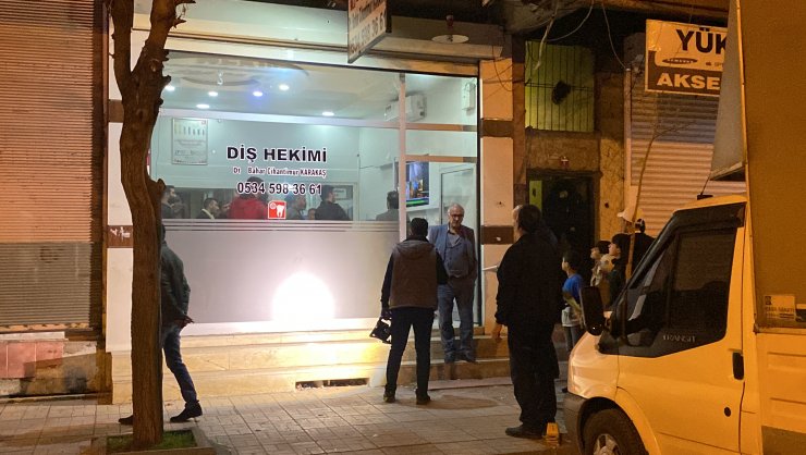 Diş kliniği kurşunlandı