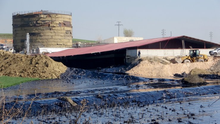 Fuel oil kazanı patladı; tonlarca yakıt çevreye yayıldı