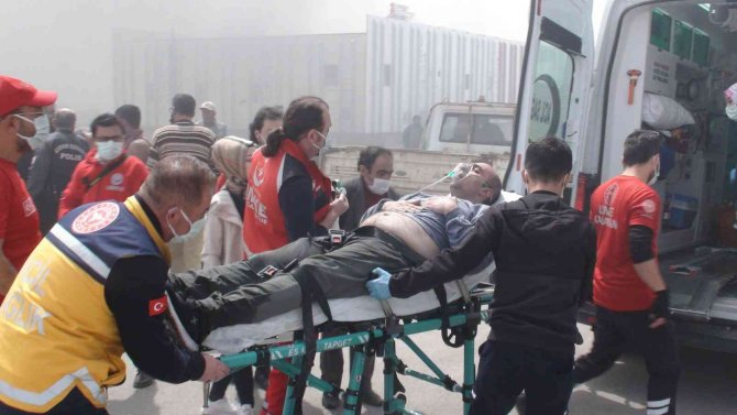 Karaman’da köpük ve plastik fabrikasında çıkan yangın söndürüldü