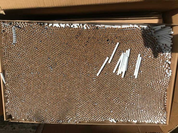 Durdurulan TIR'da 8 milyon 320 bin adet 'kaçak sigara' ele geçirildi