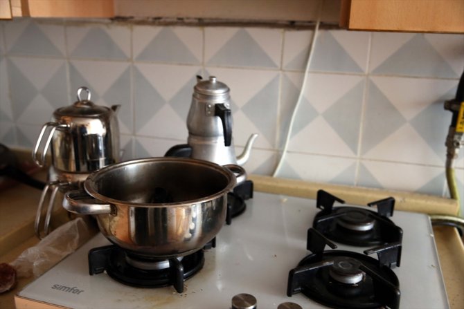 Yanan yumurtanın kokusundan etkilen kişi hastaneye kaldırıldı