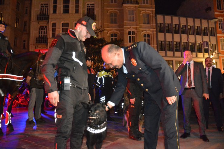 Galata Kulesi'nde görsel şölen