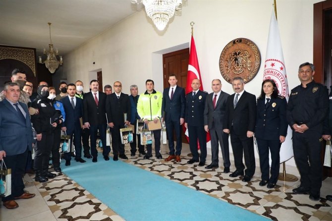 Konya Emniyet Müdürü Dinç’ten Vali Özkan’a ziyaret