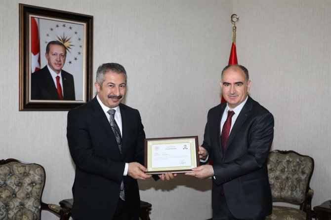 Konya Emniyet Müdürü Dinç’ten Vali Özkan’a ziyaret