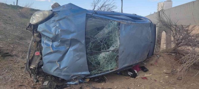Konya’da otomobil takla attı: 6 yaralı