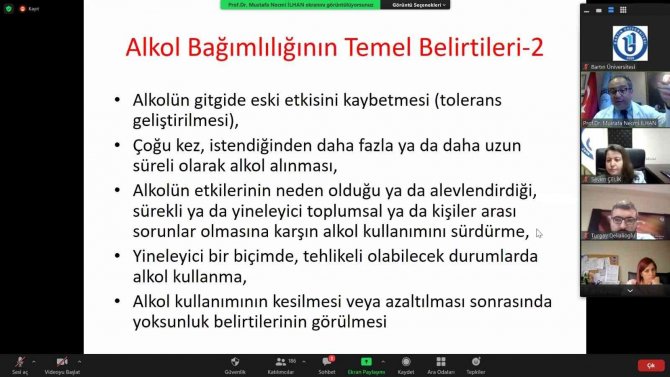 “Bağımlılıkla Mücadele” konusunda seminer verildi