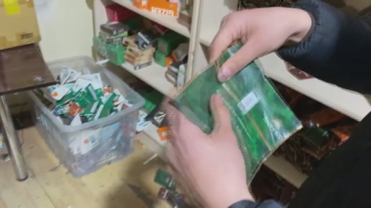 Kaçak tütün operasyonu