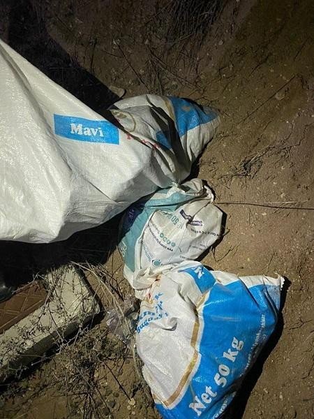 Şantiyeden malzeme çalarken suçüstü yakalandı