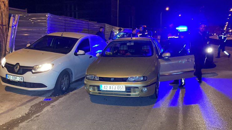 Konya'da ehliyetsiz sürücü polisin 'Dur' ihtarına uymadı