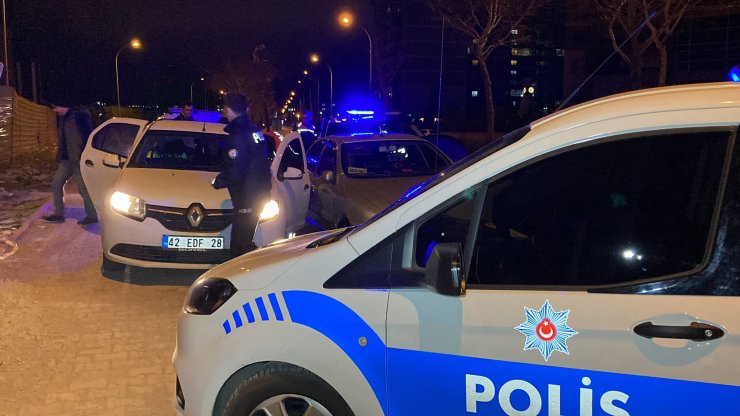Konya'da ehliyetsiz sürücü polisin 'Dur' ihtarına uymadı