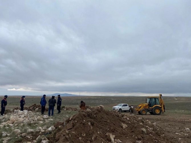 Sit alanında kaçak kazıya suçüstü