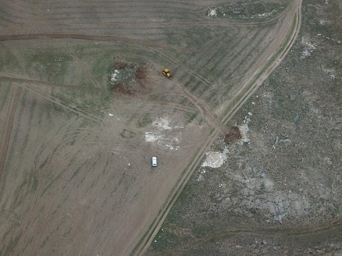 Sit alanında kaçak kazıya suçüstü