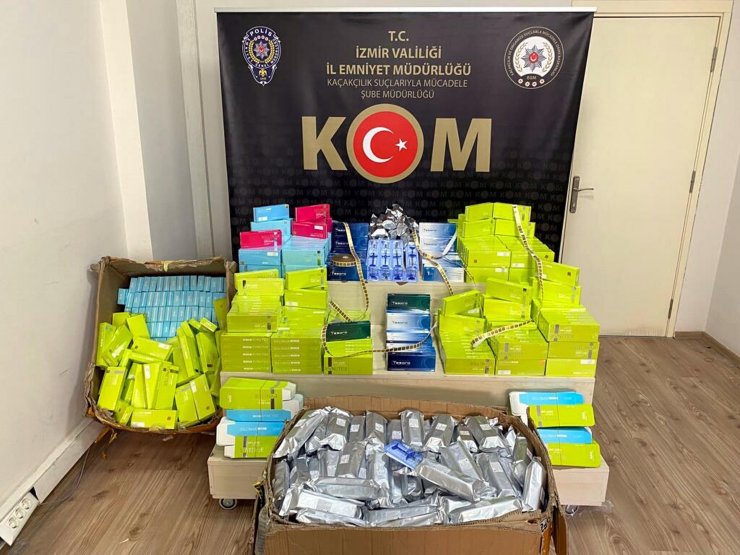 İzmir'de 'kaçak botoks dolgu ürünü' operasyonu
