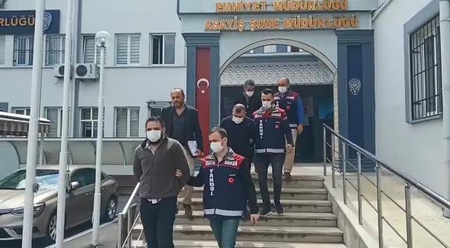 Kuyumculara sahte altın satan 4 şüpheliye suçüstü