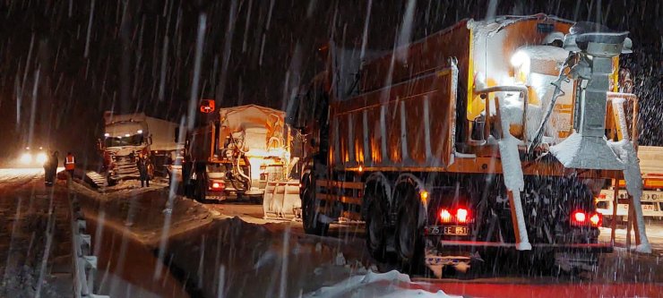 Nisan 'kar'ı manzaraları