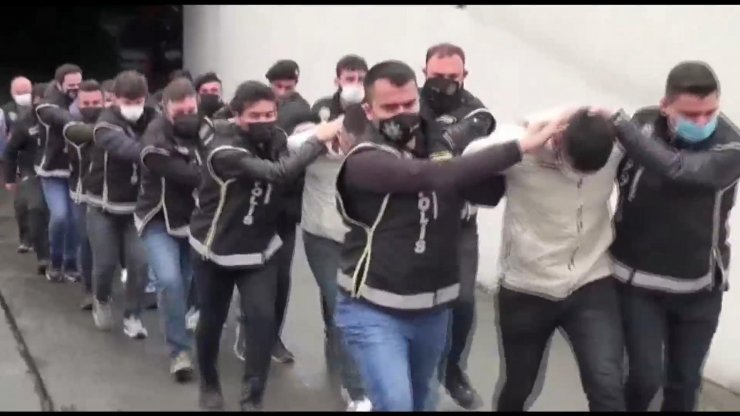 Suç örgütüne operasyon: 8 gözaltı