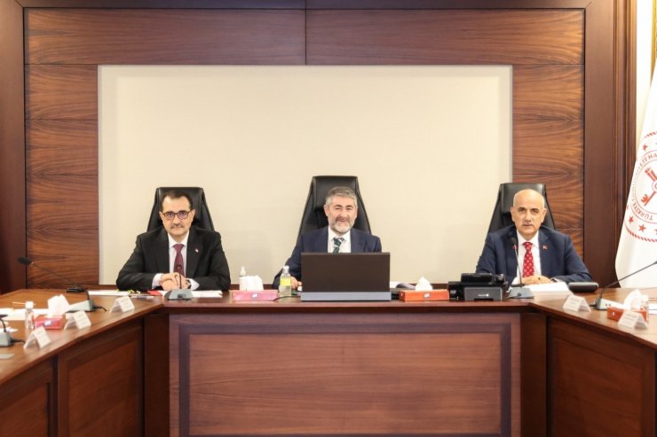 Bakanlar Nebati, Kirişci ve Dönmez'den 'tarım' ve 'enerji' toplantısı