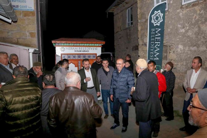 Başkan Kavuş Ramazan’da mahalle ziyaretlerini sürdürüyor