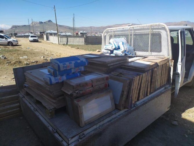 Çalınan 300 bin TL’lik malzeme sahibine teslim edildi