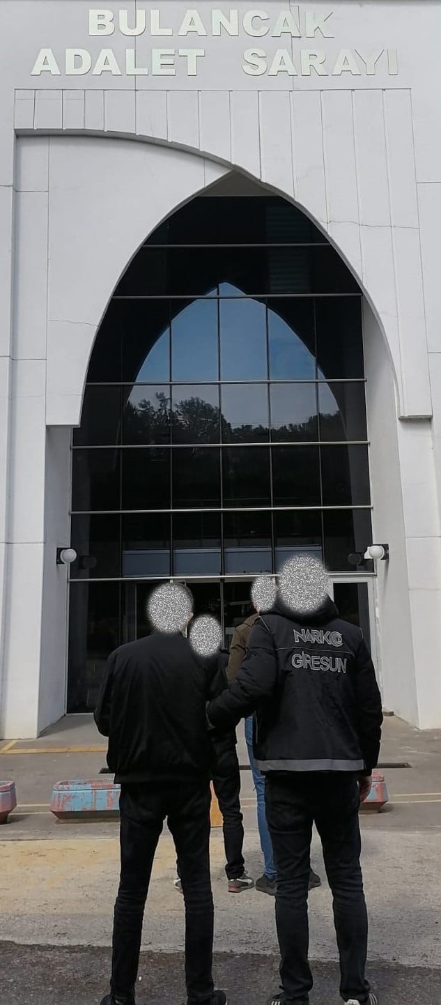 Giresun’da uyuşturucu operasyonu: 2 tutuklama