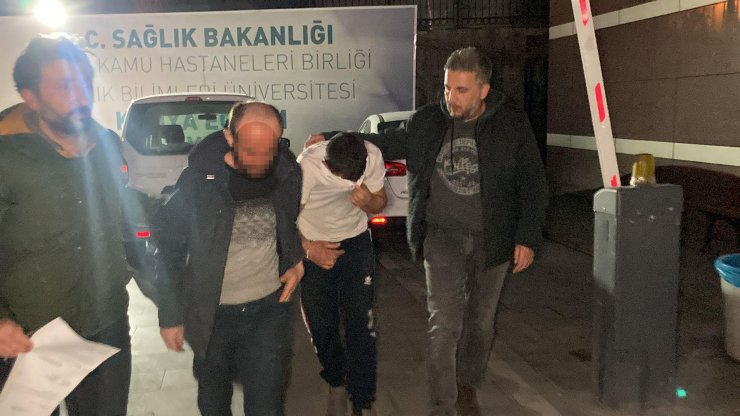 İnşaattan iskele demiri çalan 2 kişi yakalandı