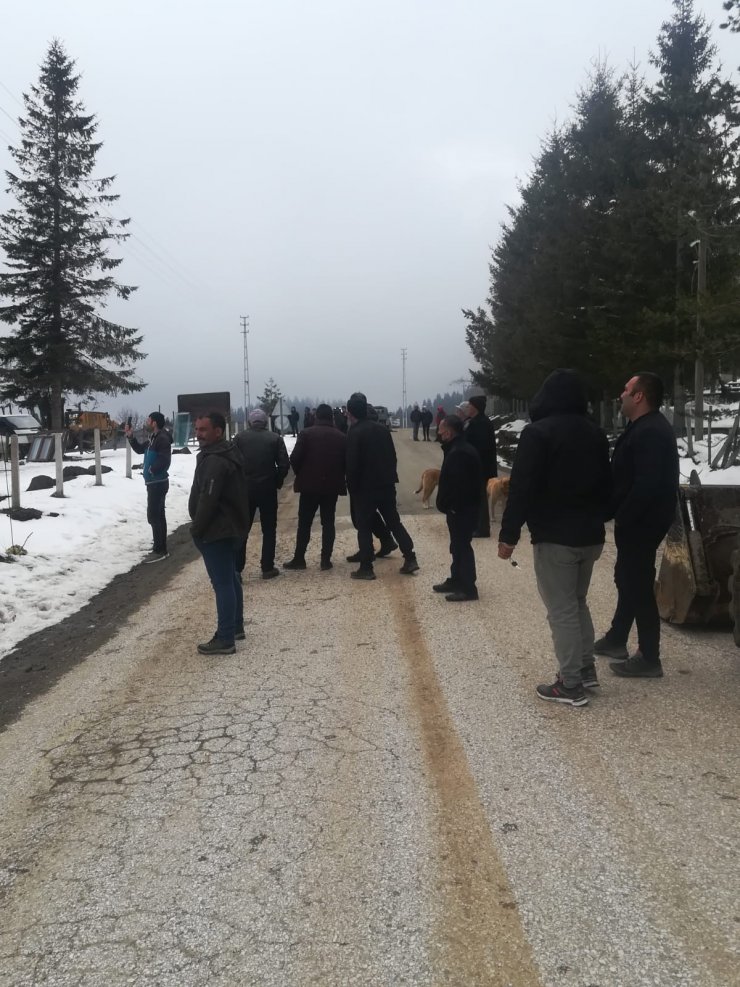 Yaylada, orman işletme binasında çıkan yangın söndürüldü