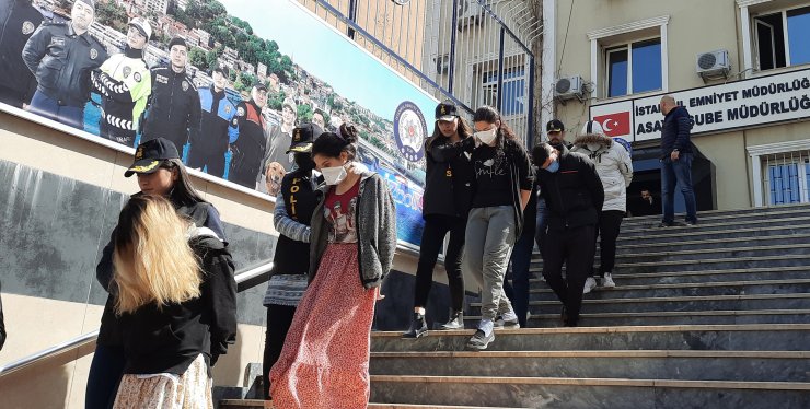 Çarşaflı hırsızlık çetesine baskın