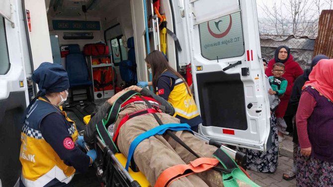 Çöp toplarken uçuruma yuvarlandı