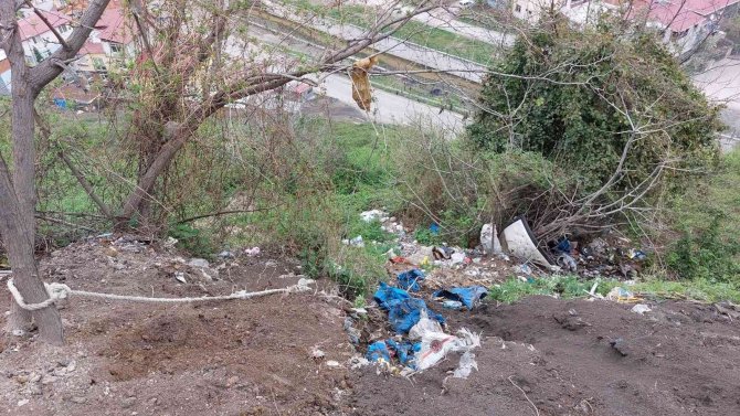 Çöp toplarken uçuruma yuvarlandı