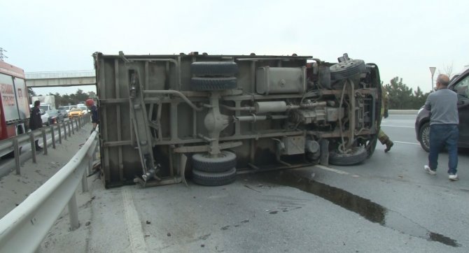 Trafik kazası: 1 yaralı