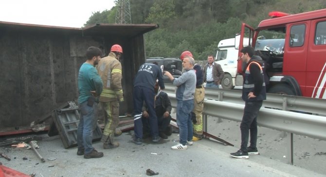 Trafik kazası: 1 yaralı