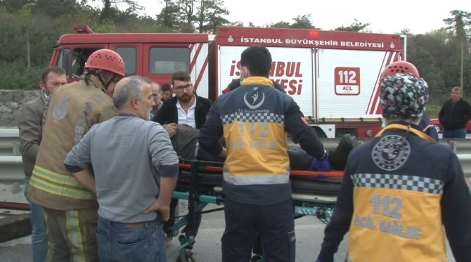 Trafik kazası: 1 yaralı