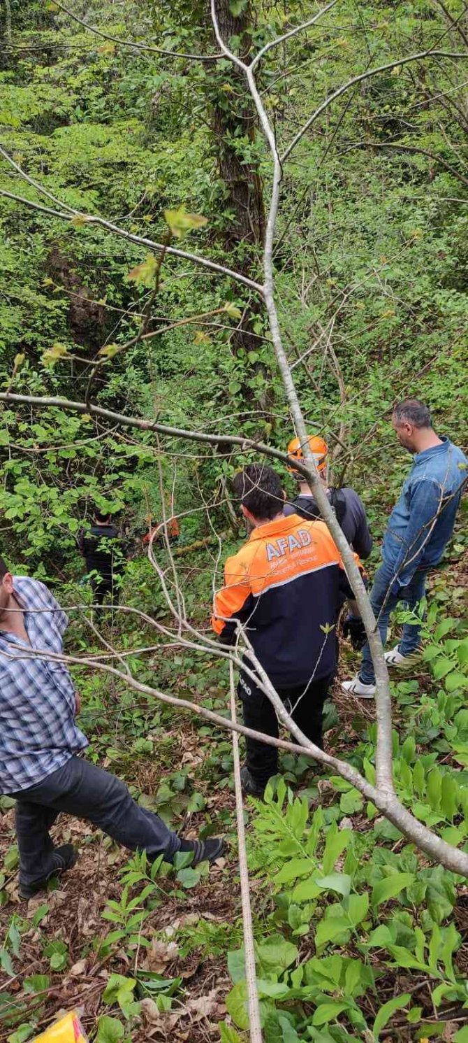 Uçuruma yuvarlanan yaşlı adam hayatını kaybetti
