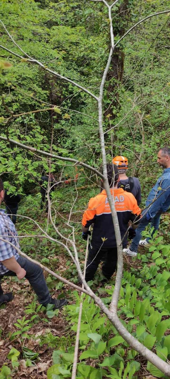 Uçuruma yuvarlanan yaşlı adam hayatını kaybetti