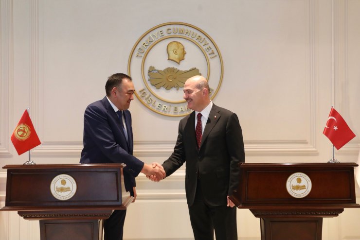 Bakan Soylu, Kırgız mevkidaşı Niyazbekov ile görüştü
